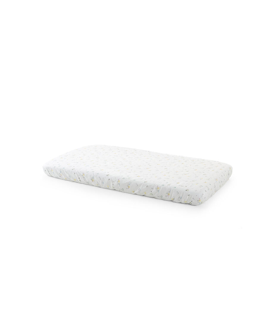 Stokke® Home™ Crib Fitted Sheet 2pc Soft Rabbit, Soft Rabbit, mainview